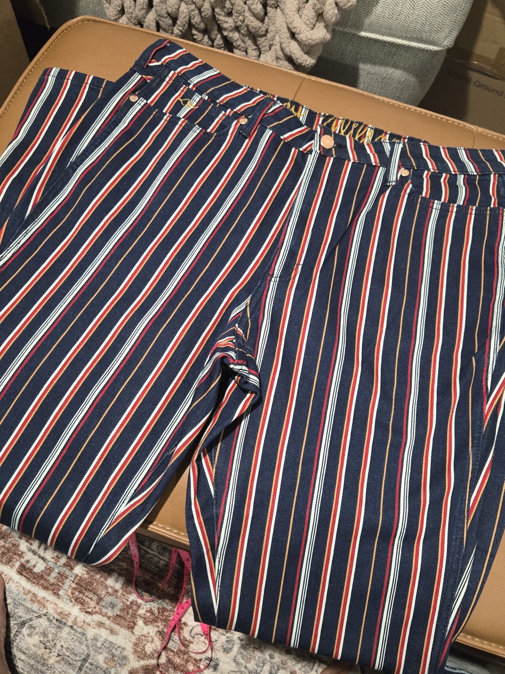 WRANGLER x LAINEY WILSON Collab Striped Jeans | Size 34x34 | NWOT
